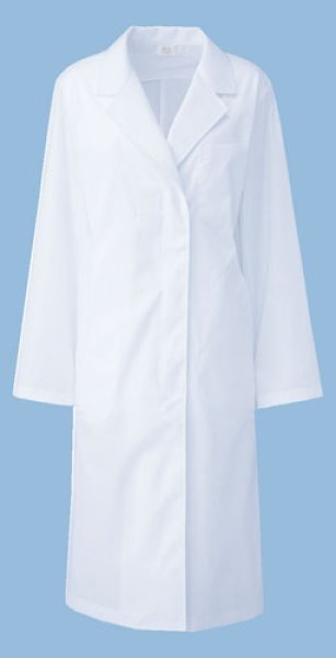 画像1: レディス診察衣Ｗ型長袖・Ｓ型長袖 (1)