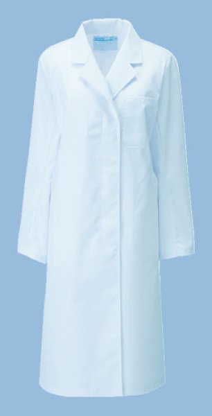 画像1: レディース診察衣Ｗ型長袖・Ｓ型長袖 (1)