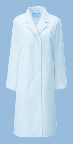 レディース診察衣Ｗ型長袖・Ｓ型長袖